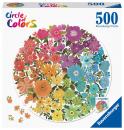 500 Teile Ravensburger Puzzle Circle of Colors Flowers 17167