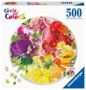 500 Teile Ravensburger Puzzle Circle of Colors Fruits & Vegetables 17169