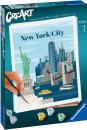 Ravensburger Malen nach Zahlen CREART Trend Serie C Colorful New York City 23686