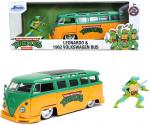 Jada Modellauto Hollywood Rides Turtles Leonardo 1962 VW Bus 1:24 253285000