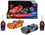 Jada ferngesteuertes Fahrzeug Auto 2er Pack RC Disney Cars Glow Racers 1:32 203084034