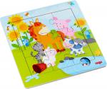 9 Teile HABA Kinder Rahmen Holzrahmen Puzzle Tierfreunde 1303767001