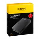 Intenso HDD externe Festplatte Memory Center 3,5 Zoll 6TB USB 3.0 schwarz
