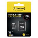 Intenso Micro SDXC Karte 128GB Speicherkarte UHS-I Performance 90MB/s Class 10