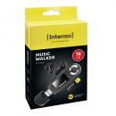 Intenso MP3 Player Music Walker 16GB Display Batteriebetrieb schwarz