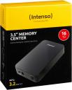 Intenso HDD externe Festplatte Memory Center 3,5 Zoll 16TB USB 3.2 schwarz