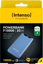 Intenso Powerbank F10000 PD Qualcomm Quick Charge 3.0 10000 mAh 1x USB Typ A und C OUT blau