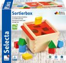 Selecta Kleinkindwelt Holz Sortierbox Massivholzbox zur Aufbewahrung 62005