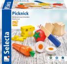Selecta Kleinkindwelt Holz Picknick 14 Teile Die Brotzeit zum Schneiden 62020