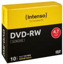 50 Intenso Rohlinge DVD-RW 4,7GB 4x Slimcase