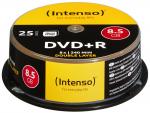 25 Intenso Rohlinge DVD+R Double Layer 8,5GB 8x Spindel