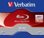 1 Verbatim Rohling Blu-ray BD-RE 25GB 2x Jewelcase