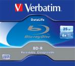 1 Verbatim Rohling Blu-ray BD-R 25GB 6x Jewelcase