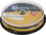 10 HP Rohlinge DVD+R 120Min 4,7GB 16x Spindel
