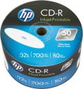 100 HP Rohlinge CD-R full printable 80Min 700MB 52x Shrink