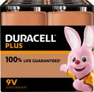 4 Duracell Plus 9V Block Alkaline 100% Life guaranteed Batterien im 4er Karton