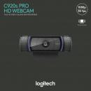 Logitech Webcam C920s Pro HD 1080p 1920x1080 Pixel 30 FPS USB schwarz 960-001252