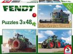 3 x 48 Teile Schmidt Spiele Kinder Puzzle Fendt 1050 Vario / 724 Vario / 6275L 56221