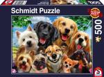 500 Teile Schmidt Spiele Puzzle Hunde-Selfie 58390