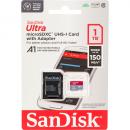 Sandisk Micro SDXC Karte 1TB Speicherkarte Ultra Android UHS-I U1 150 MB/s A1 Class 10