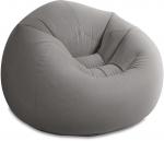 Intex Sessel Beanless Bag grau aufblasbar 114 x 114 x 71cm 68579NP