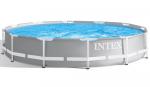 Intex Pool Metallrahmen Prism Frame Pool Set inkl. GS-Filterpumpe Ø 366cm x 76cm 6503 Liter 26712GN
