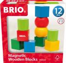 Brio Kleinkindwelt Magnetische Holzbausteine 30435