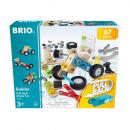 Brio Spielzeug Bausystem Builder Nachziehmotor Konstruktionsset 67 Teile 34595