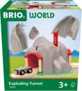 Brio World Eisenbahn Zubehör Tunnel mit Sprengfunktion 36044