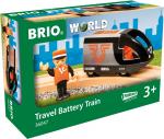 Brio World Eisenbahn Zug Orange schwarzer Reisezug 2 Teile 36047