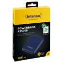 Intenso Powerbank mobile Ladestation Slim XS 5000 mAh Typ A / C USB OUT dark blue