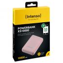 Intenso Powerbank mobile Ladestation Slim XS 10000 mAh Typ A / C USB OUT rose