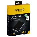 Intenso Powerbank mobile Ladestation XC 10000 mAh Ladegerät USB Typ C 2x USB OUT schwarz