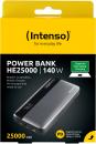 Intenso Powerbank HE25000 PD 3.1 25000 mAh max. 140 W 1x USB Typ A und 2x USB-C OUT