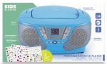 Bigben tragbarer CD Player CD60 Kids blau FM Radio AUX-IN 400 Sticker AU364446