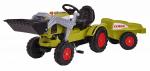 BIG Outdoor Spielzeug Fahrzeug Traktor mit Anhänger Claas Celtis Loader + Trailer grün 800056553