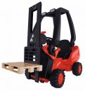 BIG Outdoor Spielzeug Fahrzeug Gabelstapler Linde Forklift rot, schwarz 800056580