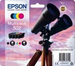 4 Epson Druckerpatronen Tinte 502 T02V6 BK / C / M / Y Multipack