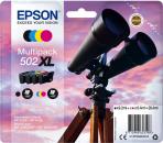 4 Epson Druckerpatronen Tinte 502 XL T02W6 BK / C / M / Y Multipack