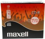 10 Maxell Rohlinge CD-R Audio 80 Minuten Musik Jewelcase