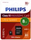 Philips Micro SDHC Karte 8GB Speicherkarte UHS-I U1 Class 10