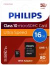Philips Micro SDHC Karte 16GB Speicherkarte UHS-I U1 Class 10