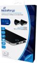 Mediarange Powerbank mobile Ladestation 10000 mAh Ladegerät USB Typ C 2x USB OUT schwarz