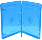 5 Blu-ray Hüllen 4er Box 14 mm für je 4 BD / CD / DVD blau