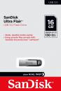 Sandisk USB Stick 16GB Speicherstick Cruzer Ultra Flair silber USB 3.0
