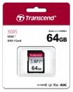 Transcend SDXC Karte 64GB Speicherkarte 300S UHS-I U1 V10 Class 10