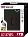 Transcend HDD externe Festplatte StoreJet 25M3 2,5 Zoll 1TB USB 3.1 iron gray