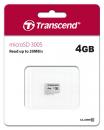 Transcend Micro SDHC Karte 4GB Speicherkarte 300S Class 10