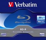 1 Verbatim Rohling Blu-ray BD-R 25GB 6x MABL Jewelcase