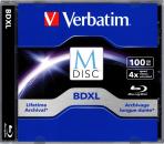1 Verbatim Rohling M-Disc Blu-ray BD-R XL 100GB 4x Jewelcase